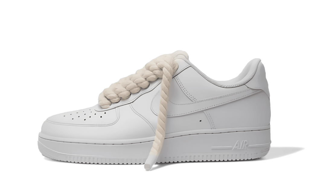 AF1 WHITE –  ROPE LACES